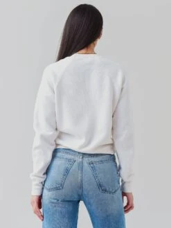 Re/Done Women's Classic Raglan Crewneck 9 Re/Done Women's Classic Raglan Crewneck -Saintbernard Shop 086 8WRGS4xHEATHEREDOFFWHITExAlt3 57428161