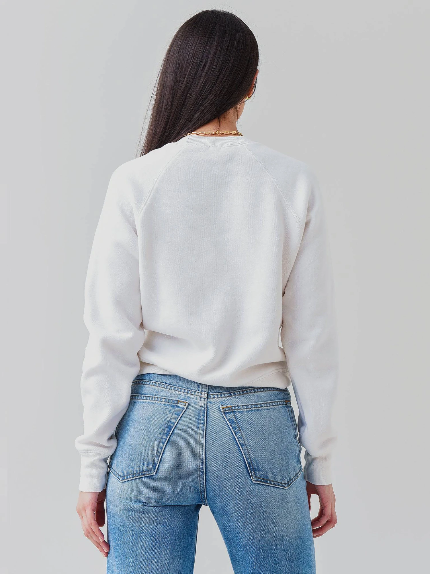 Re/Done Women's Classic Raglan Crewneck 6 Re/Done Women's Classic Raglan Crewneck - Image 4