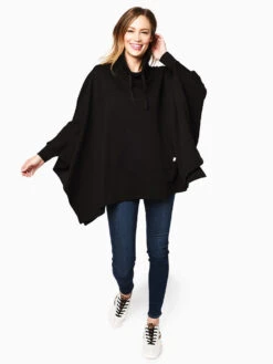 Ugg Women's Charlynne Poncho 18 Ugg Women's Charlynne Poncho -Saintbernard Shop 1103671 BLACKalt1