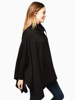 Ugg Women's Charlynne Poncho 20 Ugg Women's Charlynne Poncho -Saintbernard Shop 1103671 BLACKalt3