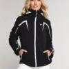 Obermeyer Women's Apricity System Jacket -Saintbernard Shop 11104 black 77727600 9836 4fad 9c39 63a916554df5