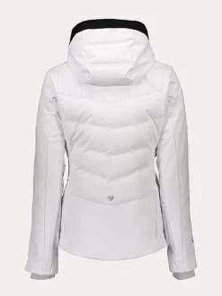 Obermeyer Women's Razia Down Hybrid Jacket -Saintbernard Shop 11112 WHITEalt3