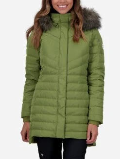 Obermeyer Women's Blossom Down Parka With Faux Fur -Saintbernard Shop 11181xSAGUAROxPrimary 45029810