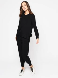 Stateside Women's Sweatshirt With Side Slits