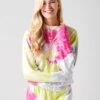 Stateside Women's Tie-Dye Viscose Fleece Mock-Neck Sweatshirt 1 Stateside Women's Tie-Dye Viscose Fleece Mock-Neck Sweatshirt -Saintbernard Shop 130 4021TDxPARADISExPrimary 28168647