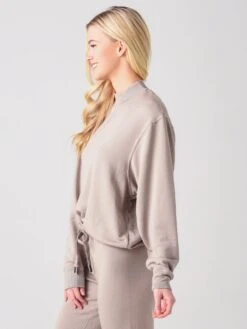 Stateside Women's Viscose Fleece Mock-Neck Sweatshirt 10 Stateside Women's Viscose Fleece Mock-Neck Sweatshirt -Saintbernard Shop 130 4021xDUSTxAlt2 28146515