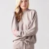 Stateside Women's Viscose Fleece Mock-Neck Sweatshirt -Saintbernard Shop 130 4021xDUSTxPrimary 28146512