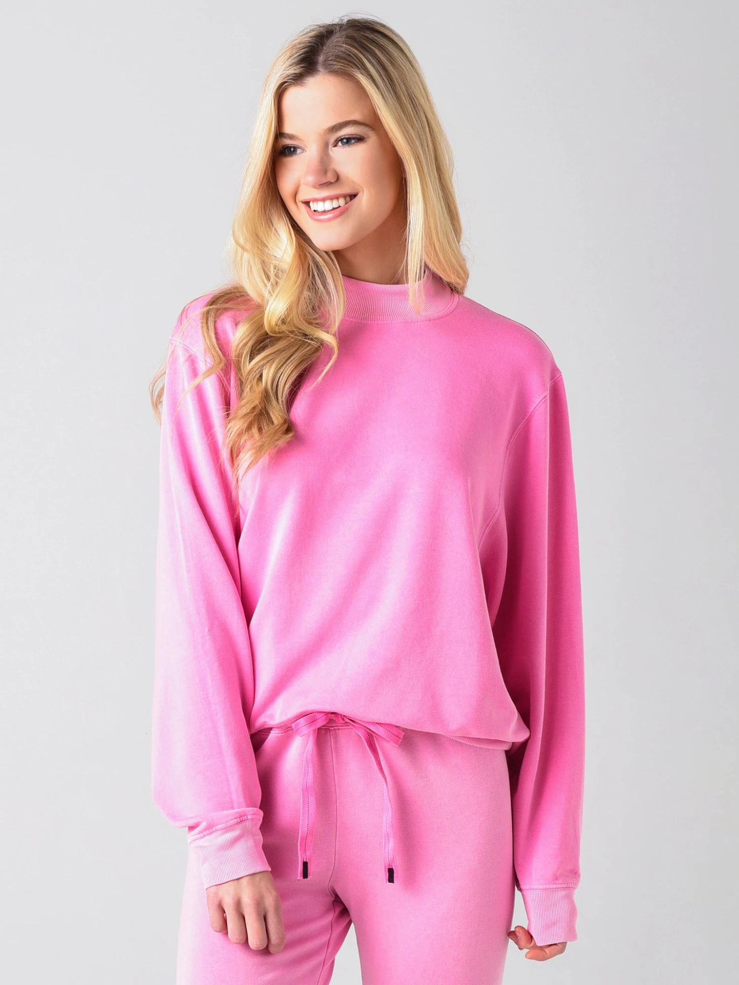 Stateside Women's Viscose Fleece Mock-Neck Sweatshirt 7 Stateside Women's Viscose Fleece Mock-Neck Sweatshirt - Image 5