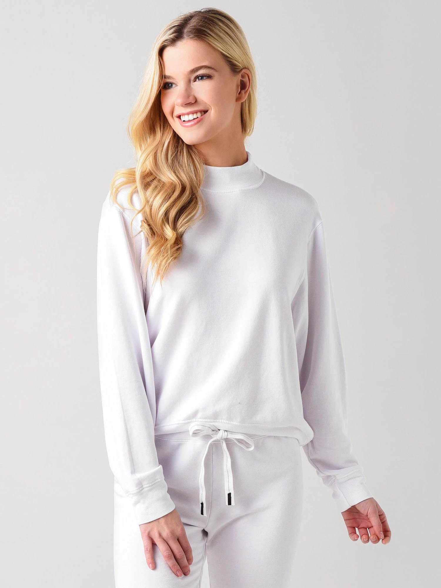 Stateside Women's Viscose Fleece Mock-Neck Sweatshirt 8 Stateside Women's Viscose Fleece Mock-Neck Sweatshirt - Image 6