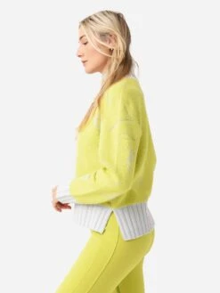 Frauenschuh Women's Jacquard Knit Sweater -Saintbernard Shop 135544x2271KIWICOLORxAlt2 83021651