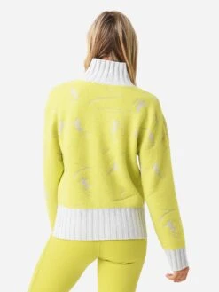 Frauenschuh Women's Jacquard Knit Sweater -Saintbernard Shop 135544x2271KIWICOLORxAlt3 83021652