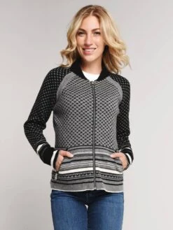 Obermeyer Women's Belletex Full-Zip Sweater