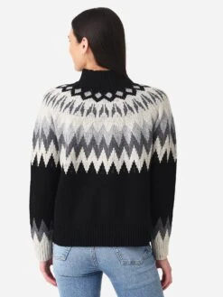 Obermeyer Women's Ivy Mock Neck Sweater 13 Obermeyer Women's Ivy Mock Neck Sweater -Saintbernard Shop 16055xBLACKxAlt1 80493653