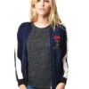 Current Air LSLV Bomber Jacket -Saintbernard Shop 162061 navy