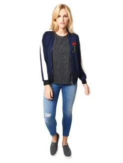 Current Air LSLV Bomber Jacket 11 Current Air LSLV Bomber Jacket -Saintbernard Shop 162061 navyalt3