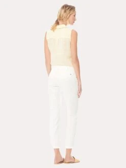 Ecru Mitchell Boyfriend Chino 8 Ecru Mitchell Boyfriend Chino -Saintbernard Shop 1680gt whitealt1