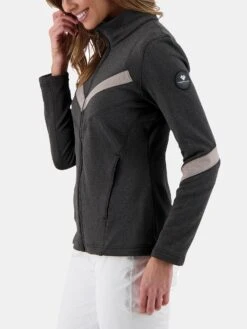 Obermeyer Women's Shimmer Fleece Jacket -Saintbernard Shop 17024xBLACKxAlt1 12943387