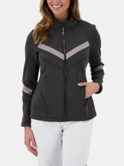 Obermeyer Women's Shimmer Fleece Jacket -Saintbernard Shop 17024xBLACKxPrimary 12943385
