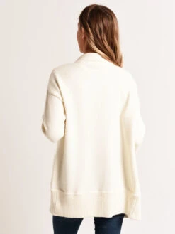 White + Warren Cozy Pocket Caoatigan -Saintbernard Shop 17833 ivoryalt3
