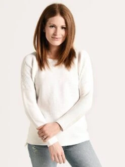 Project J Hi-Low Crew Sweater -Saintbernard Shop 18253 white c7593aad f999 4e6a a8ca 69e9ae3d71c2