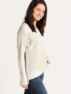 Project J Hi-Low Crew Sweater -Saintbernard Shop 18253 cloudalt1