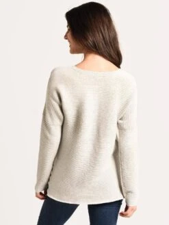 Project J Hi-Low Crew Sweater -Saintbernard Shop 18253 cloudalt2