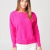 White + Warren Women's Cashmere Off Shoulder Crew Neck Sweater -Saintbernard Shop 18932xRADIANTPINKxPrimary 17253065