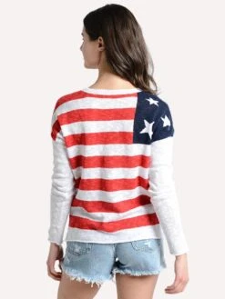 Project J Women's Flag Sweater 10 Project J Women's Flag Sweater -Saintbernard Shop 19020 redwhitebluealt2