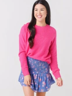 White + Warren Women's Cashmere Long Sleeve Sweatshirt