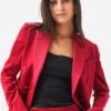 ALC Women's Declan Velvet Jacket -Saintbernard Shop 1JAKT00667xELECTRICPINKxPrimary 84809034