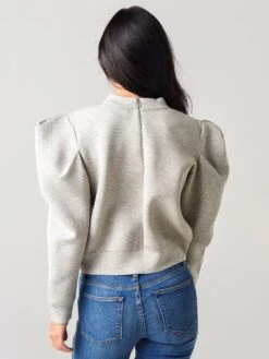 Hunter Bell Women's Teddy Sweatshirt 8 Hunter Bell Women's Teddy Sweatshirt -Saintbernard Shop 20FJ20xHEATHERGREYxAlt2 20307381