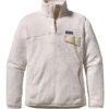 Patagonia Women's Re-Tool Snap-T Fleece Pullover -Saintbernard Shop 25442 rawlinen whitex dye