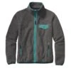 Patagonia Women's Full-Zip Snap-T Fleece Jacket -Saintbernard Shop 25485 nickel mogulblue
