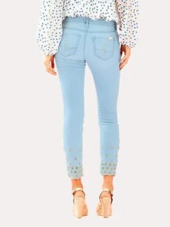 Lilly Pulitzer Women's South Ocean Skinny Crop Pant -Saintbernard Shop 30507 930indigowashseagatestarburalt2