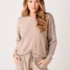 Stateside Women's Sherpa Panel Sleeve Sweatshirt -Saintbernard Shop 336 4365xDUSTxPrimary 30564991