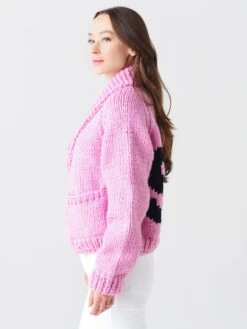 Gogo Women's Short SKI Cardigan -Saintbernard Shop 3800 CSCxBUBBLEGUMxAlt2 50779777