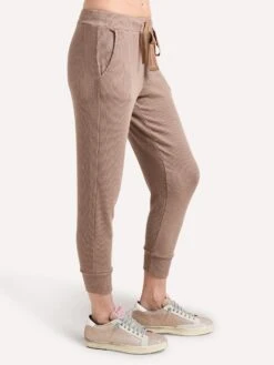 Stateside Viscose Rib Sweatpant -Saintbernard Shop 382 3767 COCOAalt1