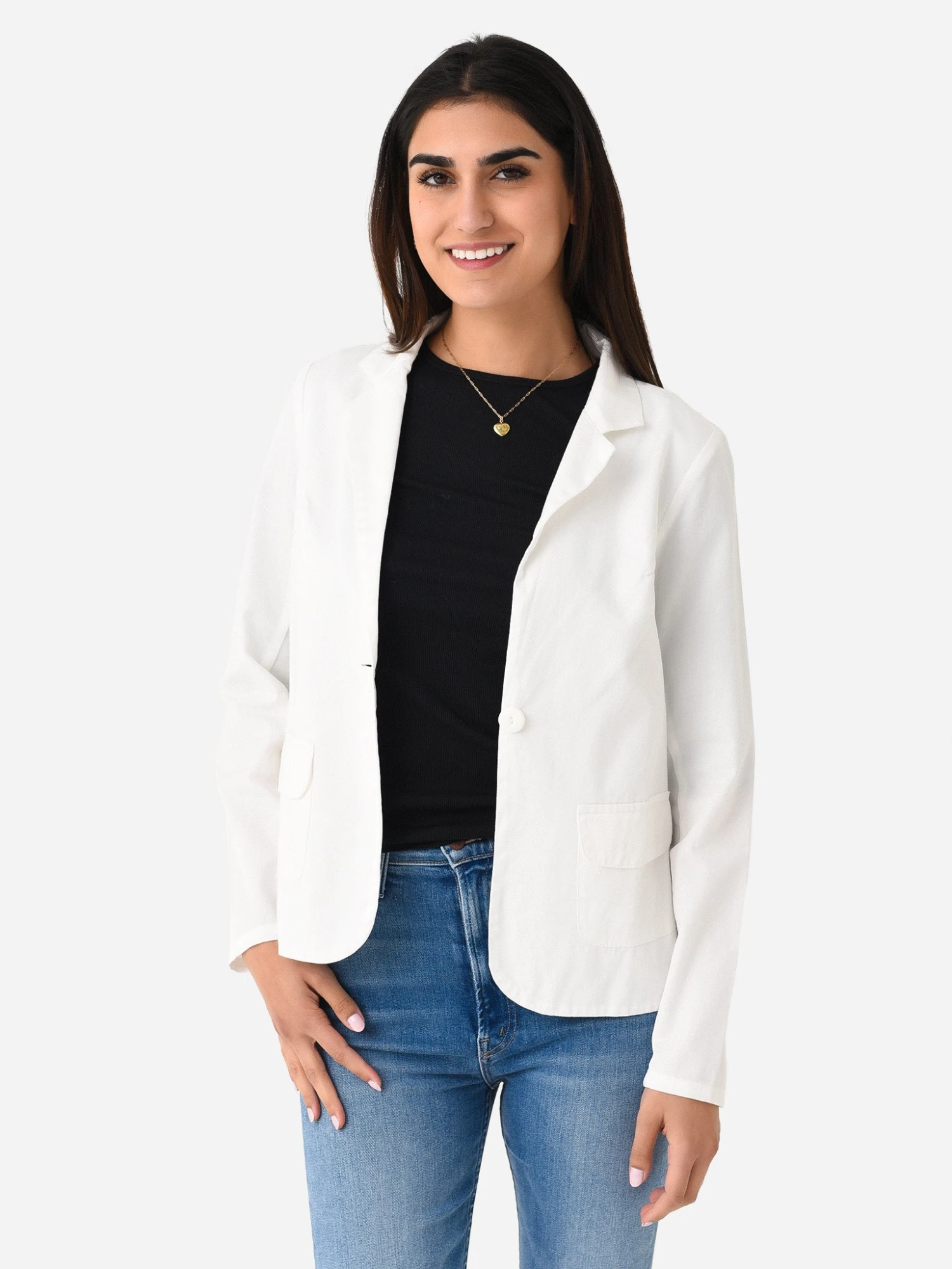 Stark X Women's Denim Blazer 3 Stark X Women's Denim Blazer