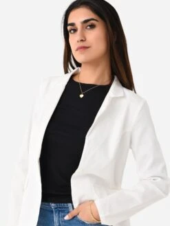 Stark X Women's Denim Blazer 11 Stark X Women's Denim Blazer -Saintbernard Shop 429XDENxWHITExPrimary 91911733