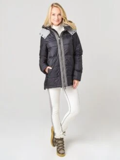 Frauenschuh Women's Hanni Down Jacket -Saintbernard Shop 781116xBLACKxAlt1 3343968