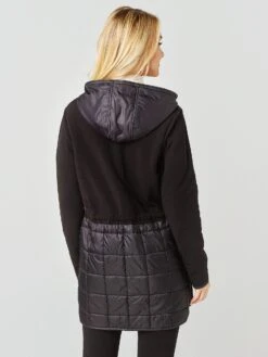 Frauenschuh Women's Marina Multi Long Down Jacket -Saintbernard Shop 804474xBLACKxAlt3 3344794