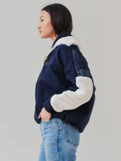 Bogner Women's Hedy Sweatshirt 10 Bogner Women's Hedy Sweatshirt -Saintbernard Shop 8610xNAVYxAlt3 57427517