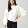 Citizens Of Humanity Women's Maya Mock Neck Sweatshirt -Saintbernard Shop 9190 1176xVANILLACREAMxPrimary 20636629