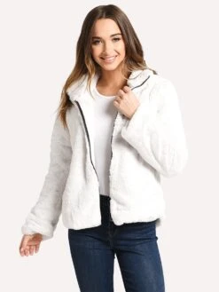 Dylan Women’s Shearling Faux Fur Love Jacket