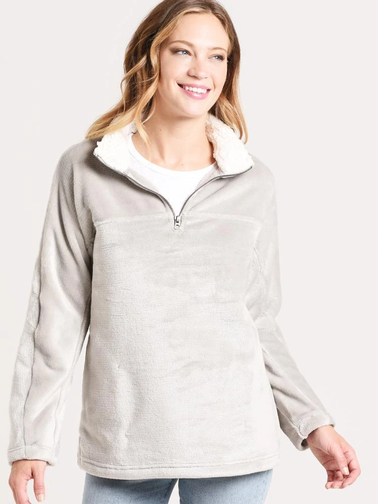 Dylan Dream Sherpa Zip Pullover 3 Dylan Dream Sherpa Zip Pullover