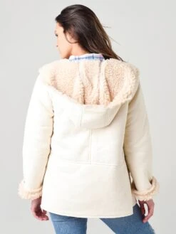 Dylan Women's Tahoe Teddy Jacket -Saintbernard Shop A1W148SUFxNATURALxAlt3 17278907