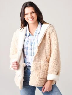 Dylan Women's Tahoe Teddy Jacket -Saintbernard Shop A1W148SUFxNATURALxAlt3 17278980