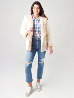 Dylan Women's Tahoe Teddy Jacket -Saintbernard Shop A1W148SUFxNATURALxAlt4 17278935