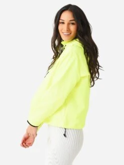 Aztech Mountain Women's Hut Fleece Hoodie -Saintbernard Shop AMU4001BxSAFETYYELLOWxAlt3 81368480