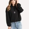 ATM Women's French Terry Sweatshirt -Saintbernard Shop AW1346 EAA BLACK